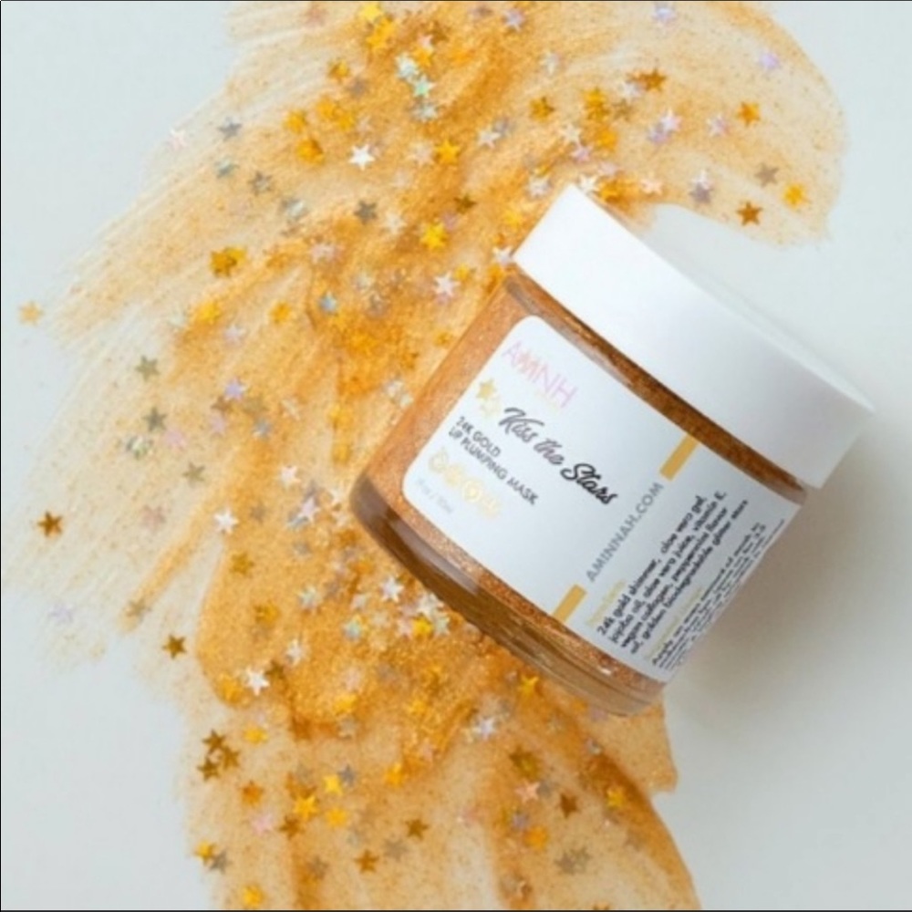 amnh kiss the stars 24k gold lip plumping mask dec sale